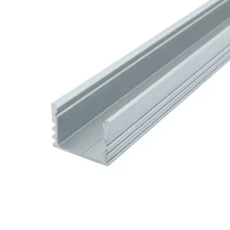 Профиль алюминиевый для светодиодной ленты анодированный накладной ЛП12 12х16мм