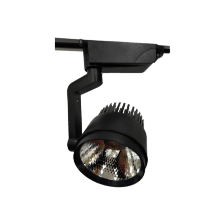 LED трековый светильник 25Вт 6400К чёрный корпус