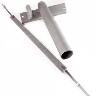 Кронштейн одноріжковий 50 мм універсальний для вуличних консольних світильників.