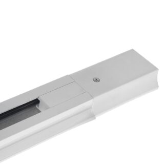 Профиль шинопровод для трековых светильников LED 16А однофазный 1 метр белый