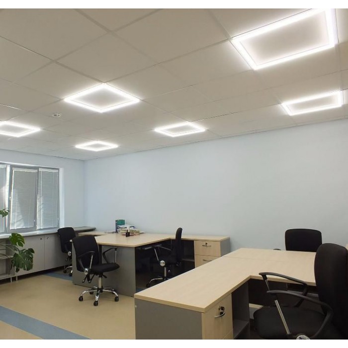 Світлодіодна панель рамка Квадрат ART 48Вт 4320Лм 6000K 595х595мм - Зображення 4