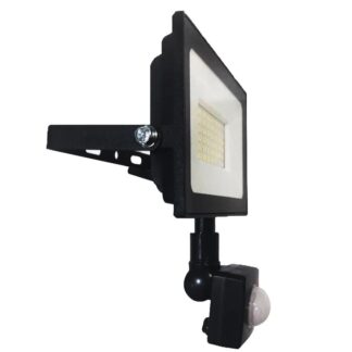 LED уличный прожектор с датчиком движения и освещения 50Вт ULTRA SLIM 4500Lm IP65