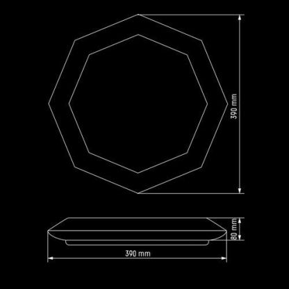 SMART люстра світлодіодна з пультом Biom 50W SML-R05-50 3000-6000K - Зображення 7