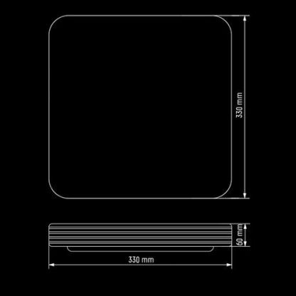 SMART люстра светодиодная с пультом Д/У Biom 50W SML-S01-50 3000-6000K - Зображення 3