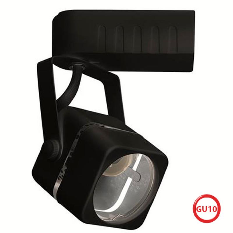 Трековый светильник чёрный RABAT под лампу GU10 MR16