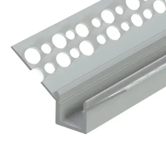 Угловой профиль под гипсокартон для светодиодной ленты алюминиевый 45х25мм LDP-132 (2м)