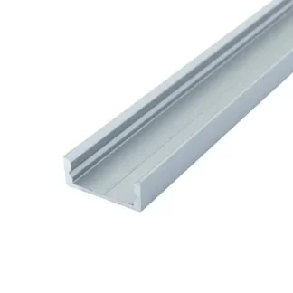 Профиль алюминиевый для светодиодной ленты неанодированный ЛП7 6.5х15мм (2м)