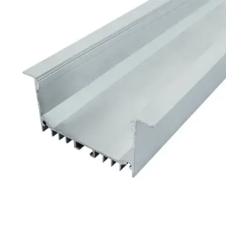 Профиль алюминиевый для светодиодной ленты анодированный врезной ЛСВ-55 32*55мм (2м)