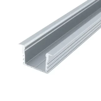 Профиль алюминиевый для светодиодной ленты врезной анодированный ЛПВ12 12х16мм (2м)