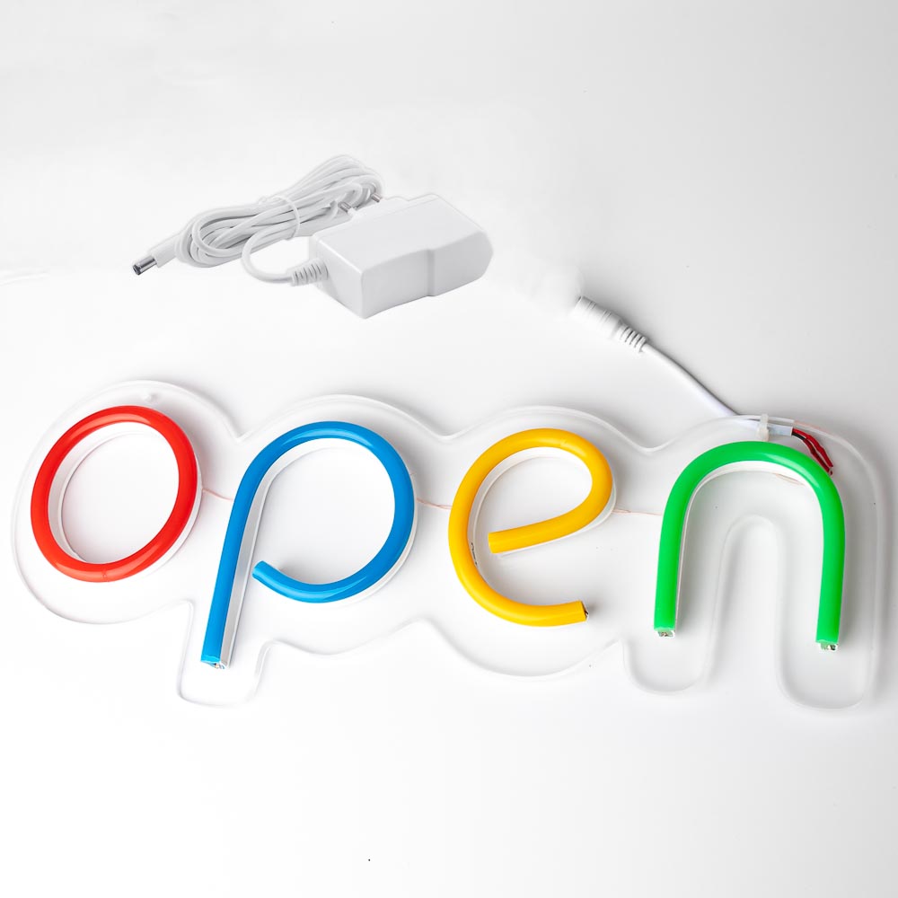 Неонова вивіска "OPEN" (без контролера) - Зображення 3
