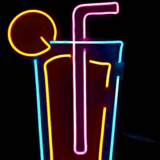 Неонова вивіска для бару Коктейль (500х340)