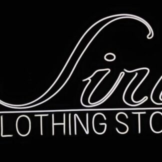 Неонова вивіска для магазину одягу (1000х500)