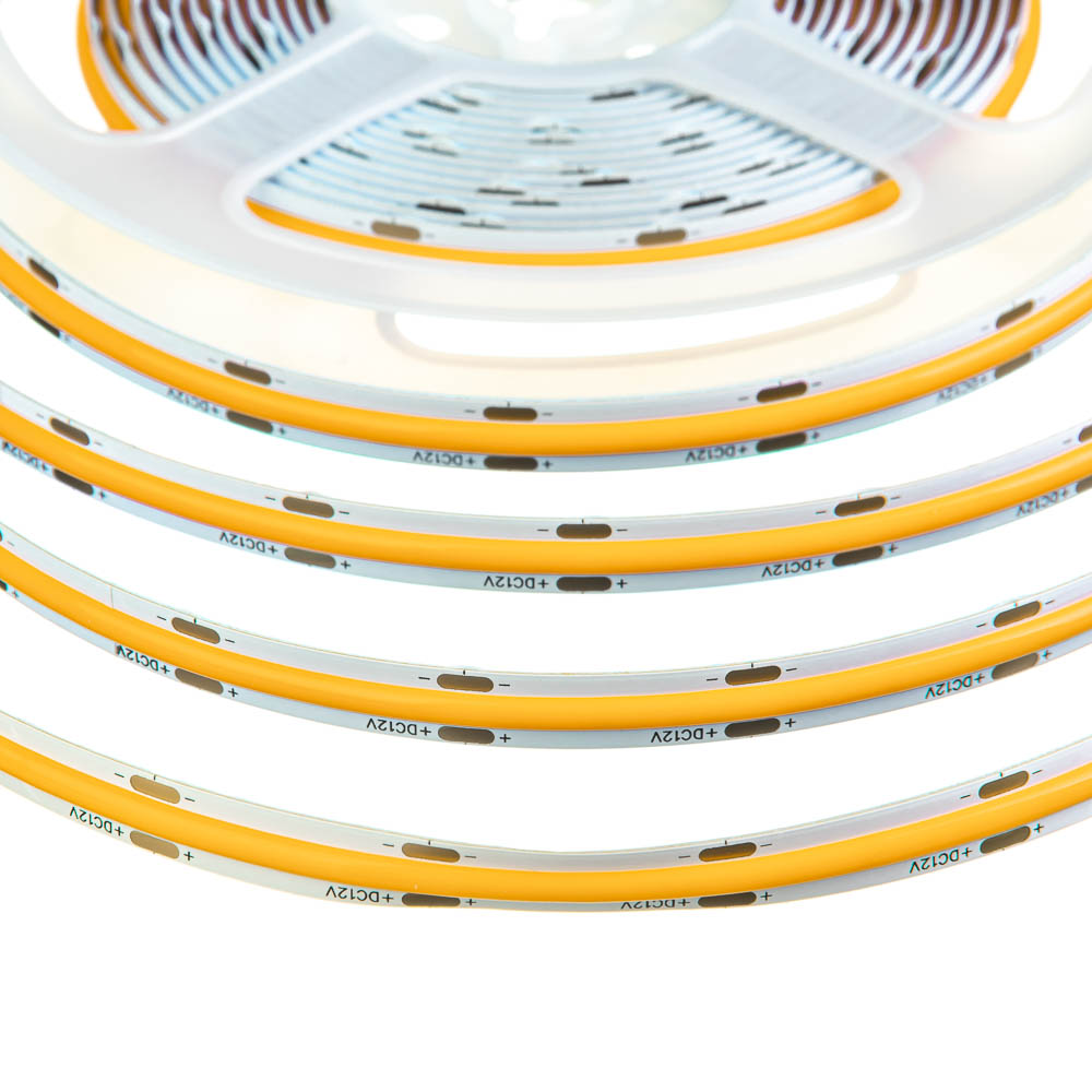 Світлодіодна стрічка СОВ 12В тепла біла 320LED/м IP20 - Зображення 3