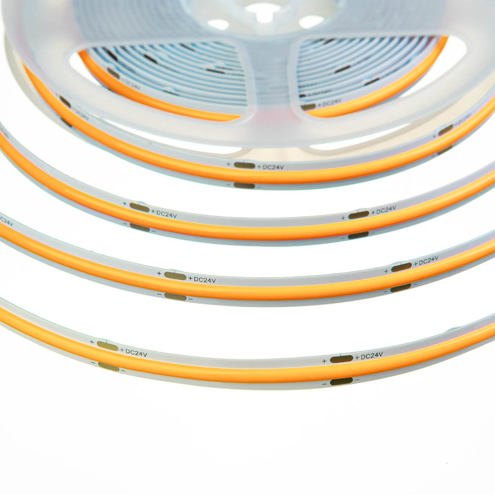 Світлодіодна стрічка СОВ 24В нейтральна біла 320LED/м IP20 - Зображення 3