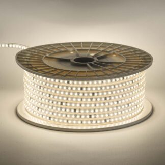 Світлодіодна стрічка нейтральна біла 220V герметична AVT smd2835 120LED/м 9Вт/м IP65 11х5.5mm