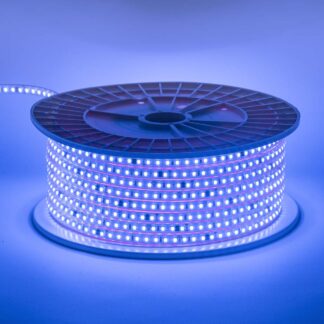 Світлодіодна стрічка синя 220V герметична AVT smd2835 120LED/м 9Вт/м IP65 11х5.5mm
