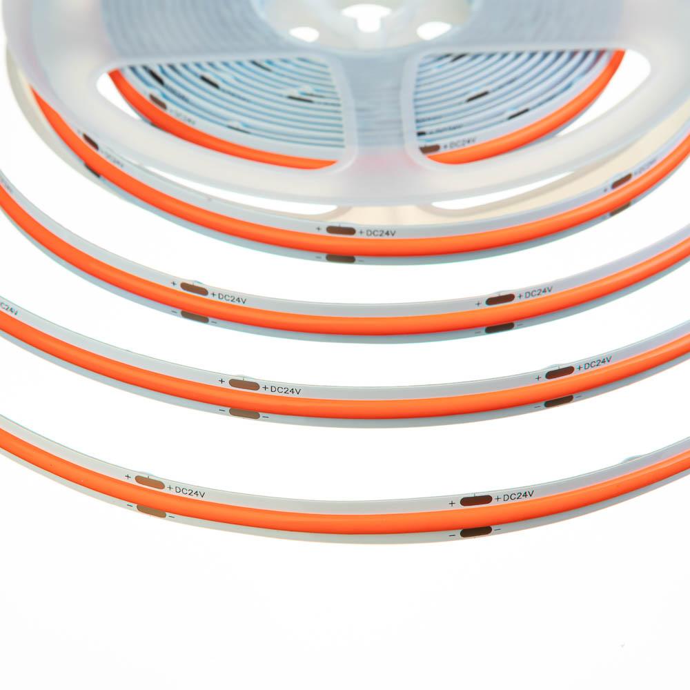 Світлодіодна стрічка червона 24V СОВ 320LED/м IP20 - Зображення 3