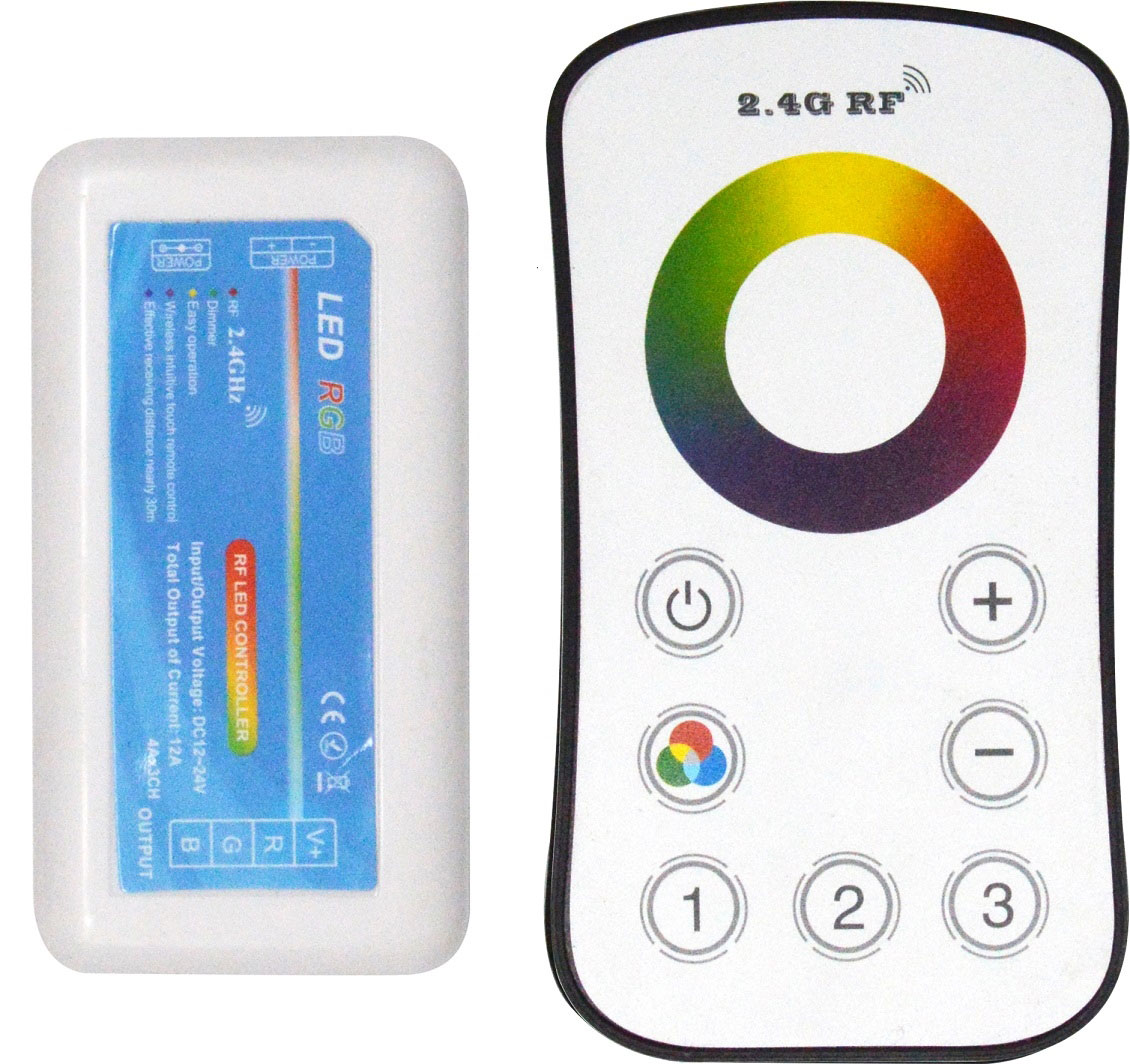RGB Контролер RF 18A 2.4G DC12-24V Радіо - Сенсорний 6 кнопок