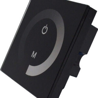 LED димер з клемами чорний одноканальний 4A DC12-24V- Сенсорна панель 2 кнопки