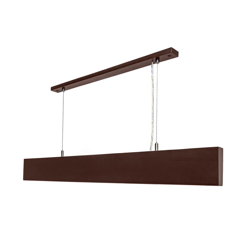 Підвісний лінійний світильник коричневий AVATON #1502/1 FOREST-36W 4000K 120см (бук) - Зображення 3
