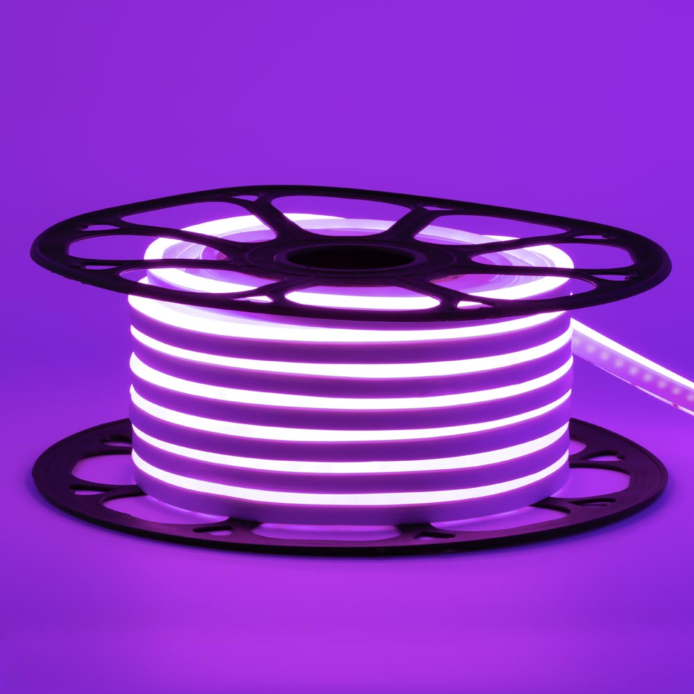 Неонова стрічка світлодіодна фіолетова 12V 6х12 AVT-smd2835 120LED/м 11 Вт/м IP65
