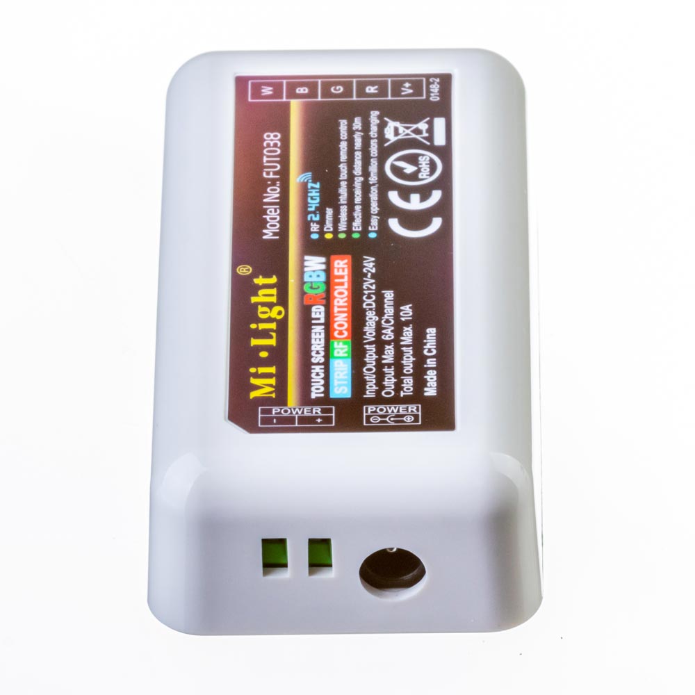 Контролер для світлодіодної стрічки RGBW 4-х зонний, 6А, 72Вт - Зображення 3