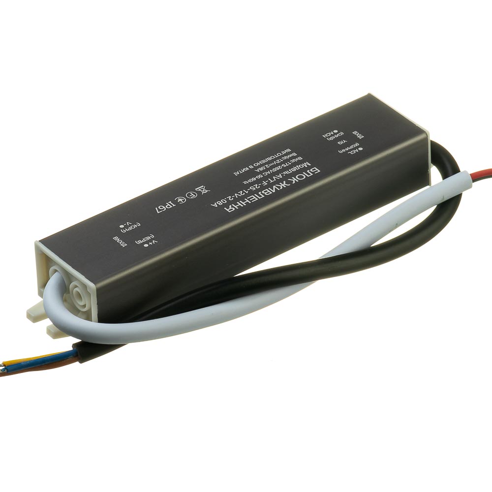 Led блок живлення 12V (герметичний) 2.08А 25Вт AVT - Зображення 2