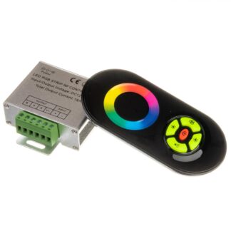 LED контролер світлодіодний чорний RGB 18А-216Вт
