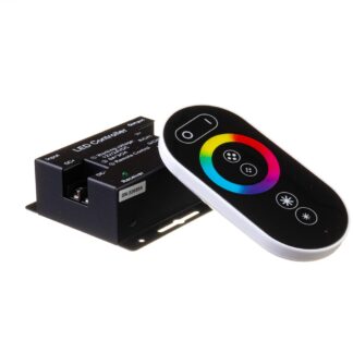 LED контролер світлодіодний RGB 18-12Вт (Radio 6 кнопок) чорний