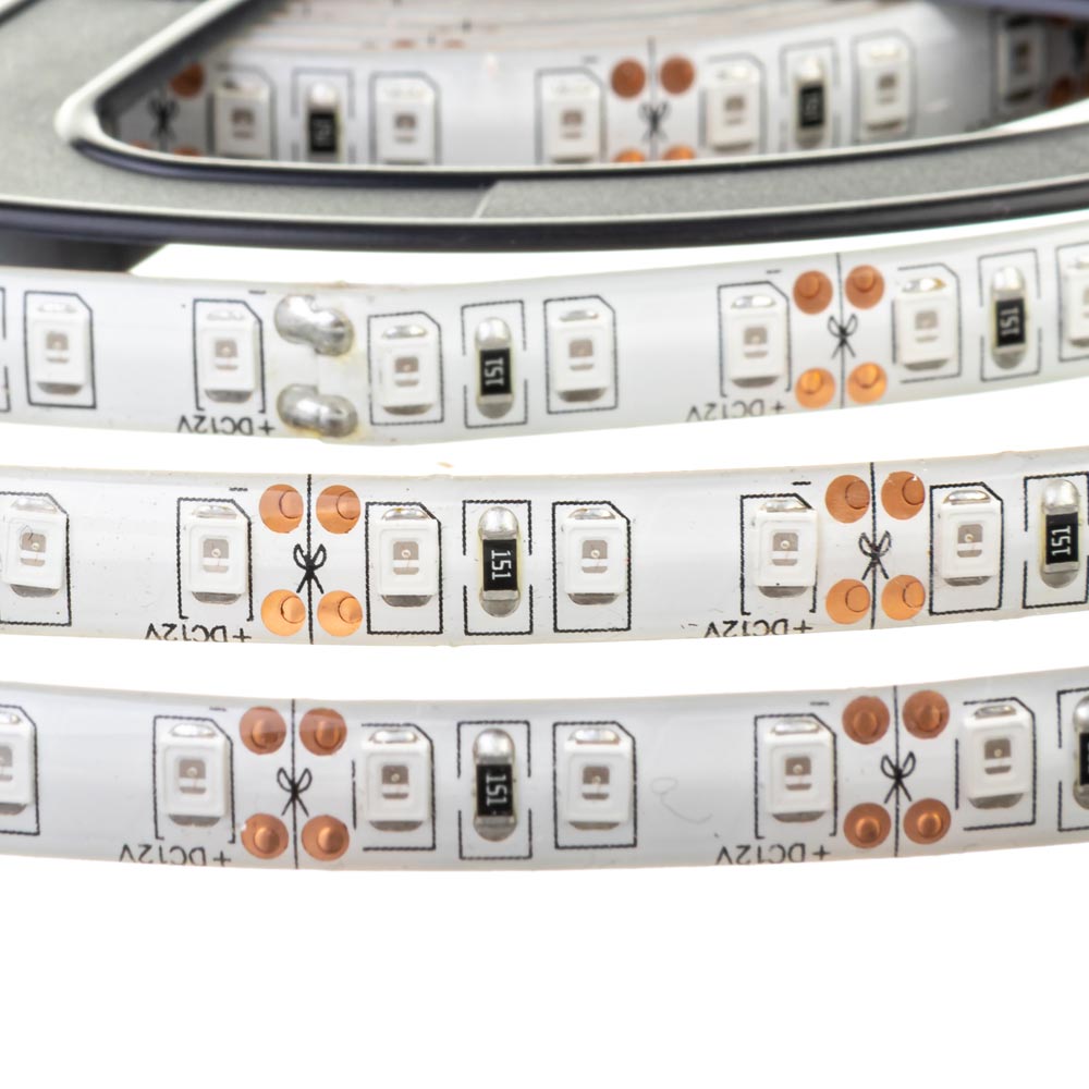 Світлодіодна стрічка жовта 12V smd2835 120LED/м IP20 - Зображення 3