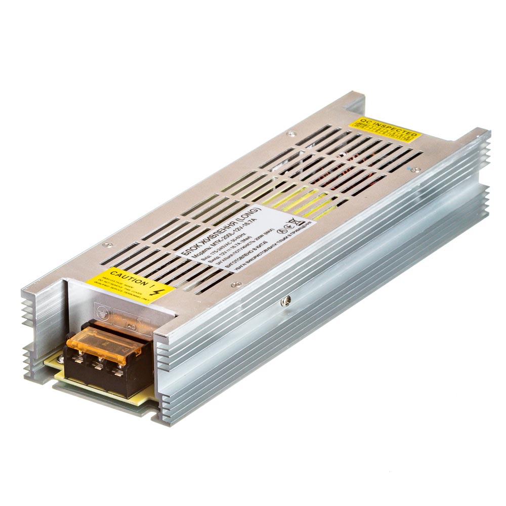 Led блок живлення 12V 16.67A 200Вт IP20 LONG