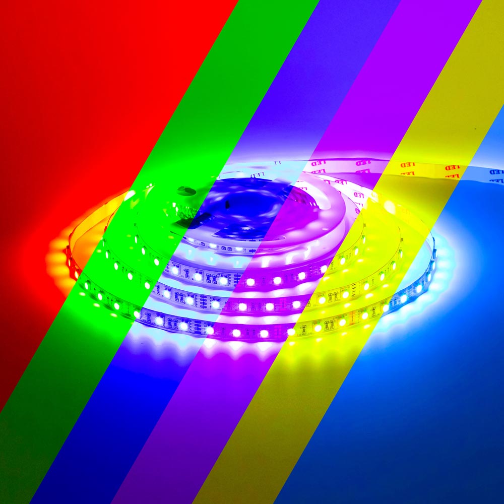Світлодіодна стрічка RGB 12V Motoko smd2835 60LED/м IP20