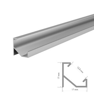 LED алюмінієвий профіль кутовий 2 м ПФ-20 LED алюмінієвий профіль кутовий 2 м ПФ-20