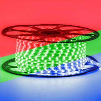 Світлодіодна стрічка 220V RGB герметична smd5050 5 W/m 60LED/м IP65