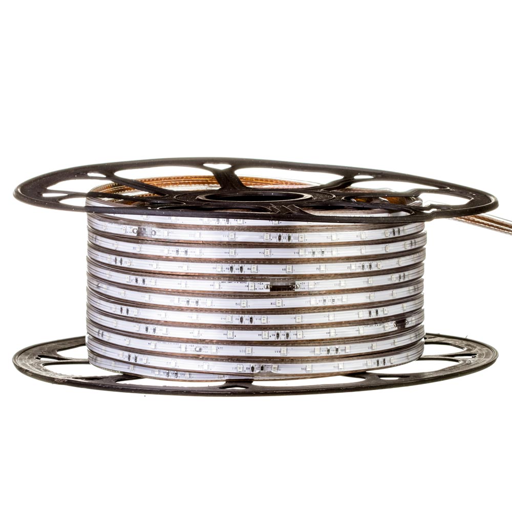 Світлодіодна стрічка 220V RGB герметична smd5050 5 W/m 60LED/м IP65 Світлодіодна стрічка 220V RGB герметична smd5050 5 W/m 60LED/м IP65 - Зображення 2