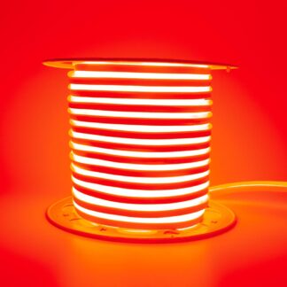 Неонова стрічка світлодіодна червона AVT 220V smd2835 120LED/м 7Вт/м IP65