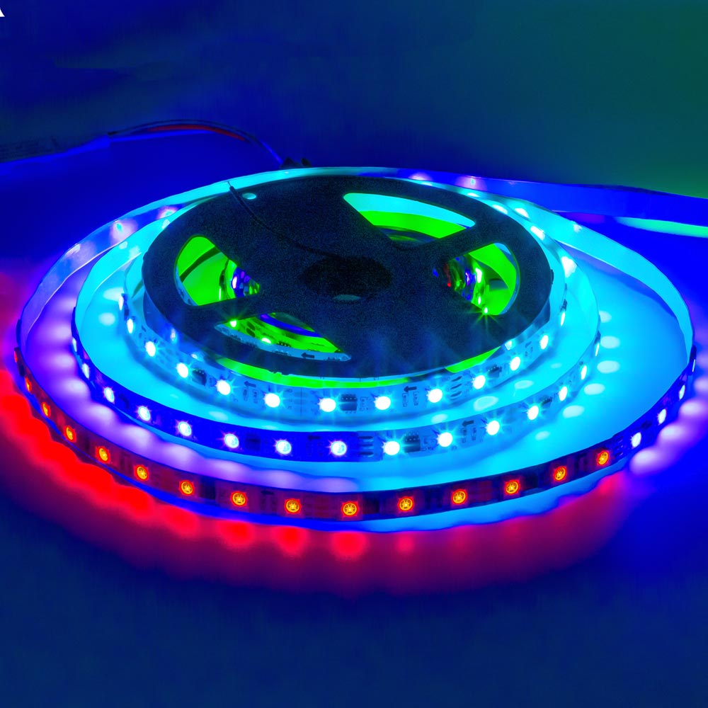 Світлодіодна стрічка адресна AVT 12V smd5050 TM1903 60LED/м IP20 Світлодіодна стрічка адресна AVT 12V smd5050 TM1903 60LED/м IP20