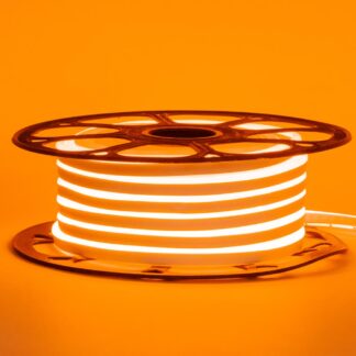 Неонова стрічка світлодіодна оранж 12V 6х12 AVT-smd2835 120LED/м 11 Вт/м IP65