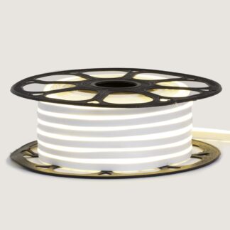 Неонова стрічка світлодіодна біла 12V 8х16 пвх smd2835 120LED/м 8Вт/м IP65