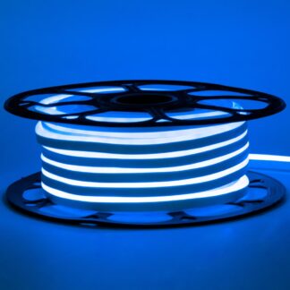 Неонова стрічка світлодіодна синя 12V 8х16 пвх smd2835 120LED/м 8Вт/м IP65