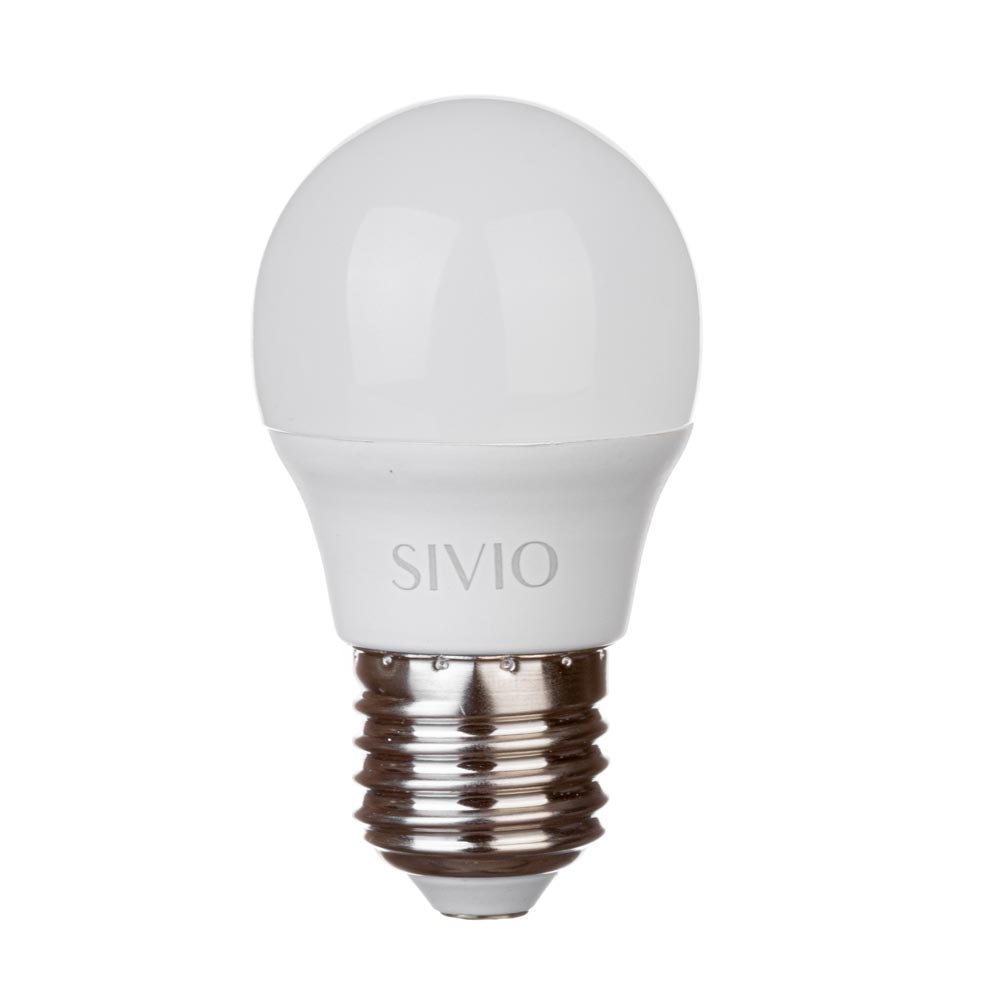 LED лампа Е27 G45 8W нейтральна біла 4100К SIVIO - Зображення 2