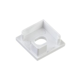 Заглушка для LED профілю ПФ-9 з отвором квадрат Заглушка для LED профілю ПФ-9 з отвором квадрат