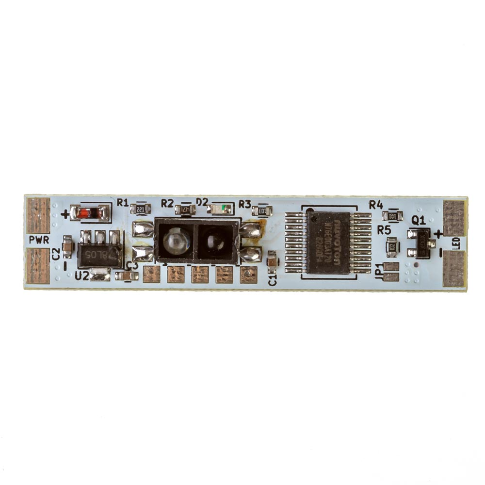 ІЧ датчик оптичний PIR для освітлення ON/OFF 12-24V 5А (прямий) - Зображення 4