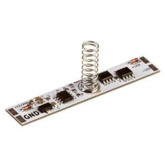 LED диммер ON/OFF 10А сенсорний 12-24V зелений світлодіод