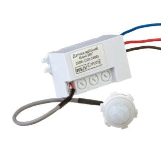 Датчик руху для освітлення врізний білий 360° макс. 100 Вт