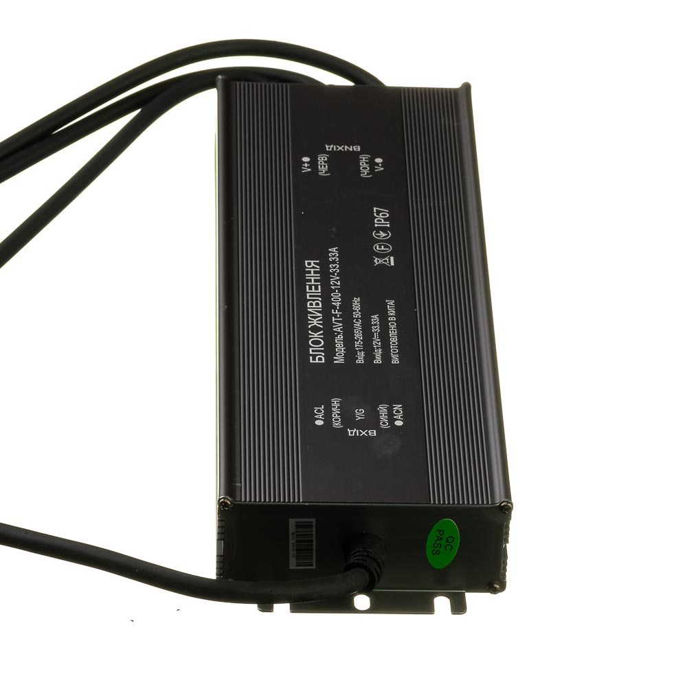 Led блок живлення 12V (герметичний) 33,3А 400Вт AVT - Зображення 4