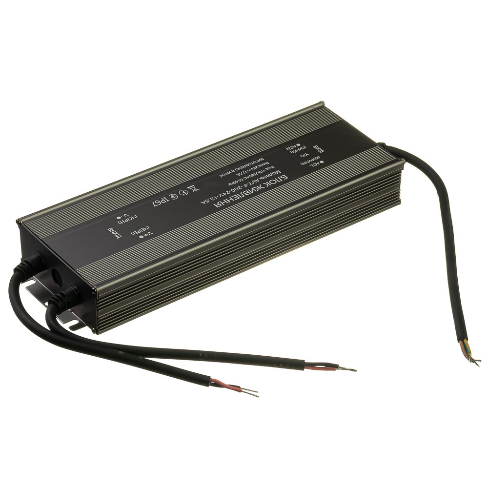Led блок живлення AVT 24V (герметичний) 12,5А 300Вт AVT - Зображення 2