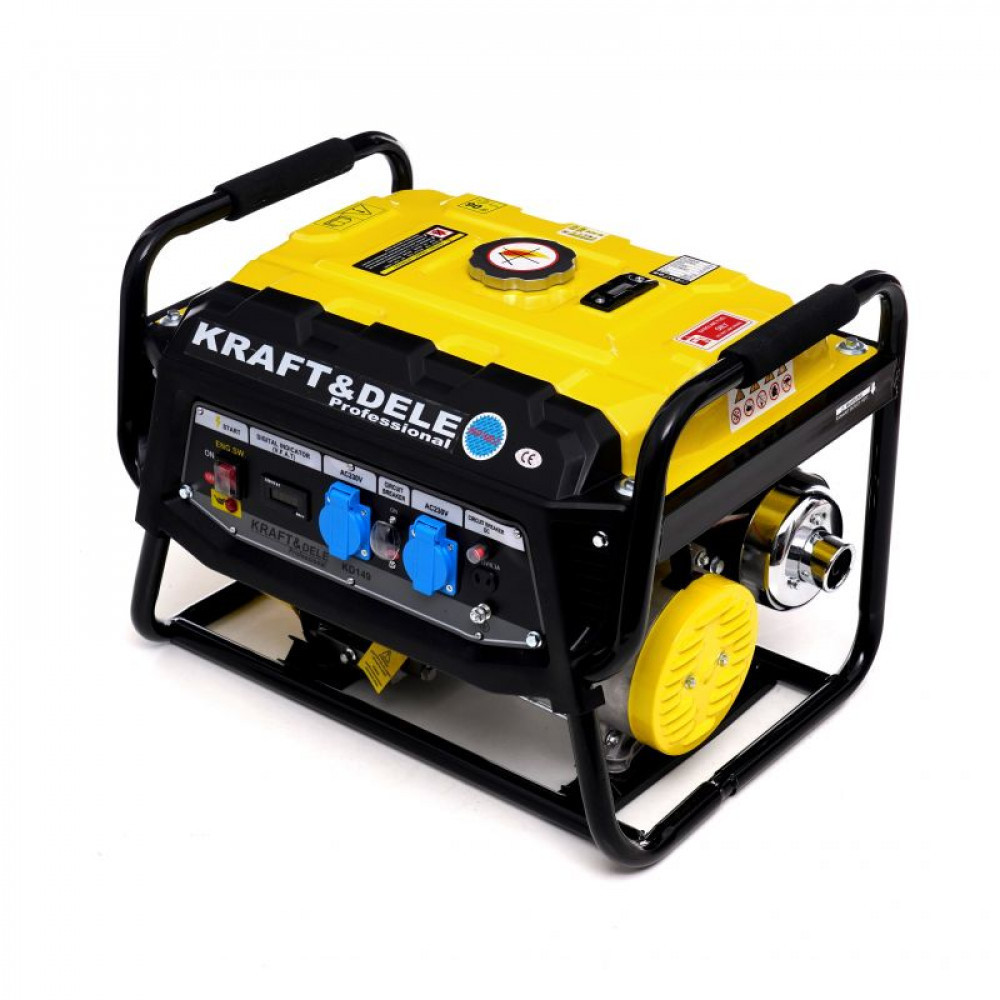 Генератор Газ/Бензиновий Kraft Dele KD149 3.0/3.5 кВт з ручним запуском - Зображення 3