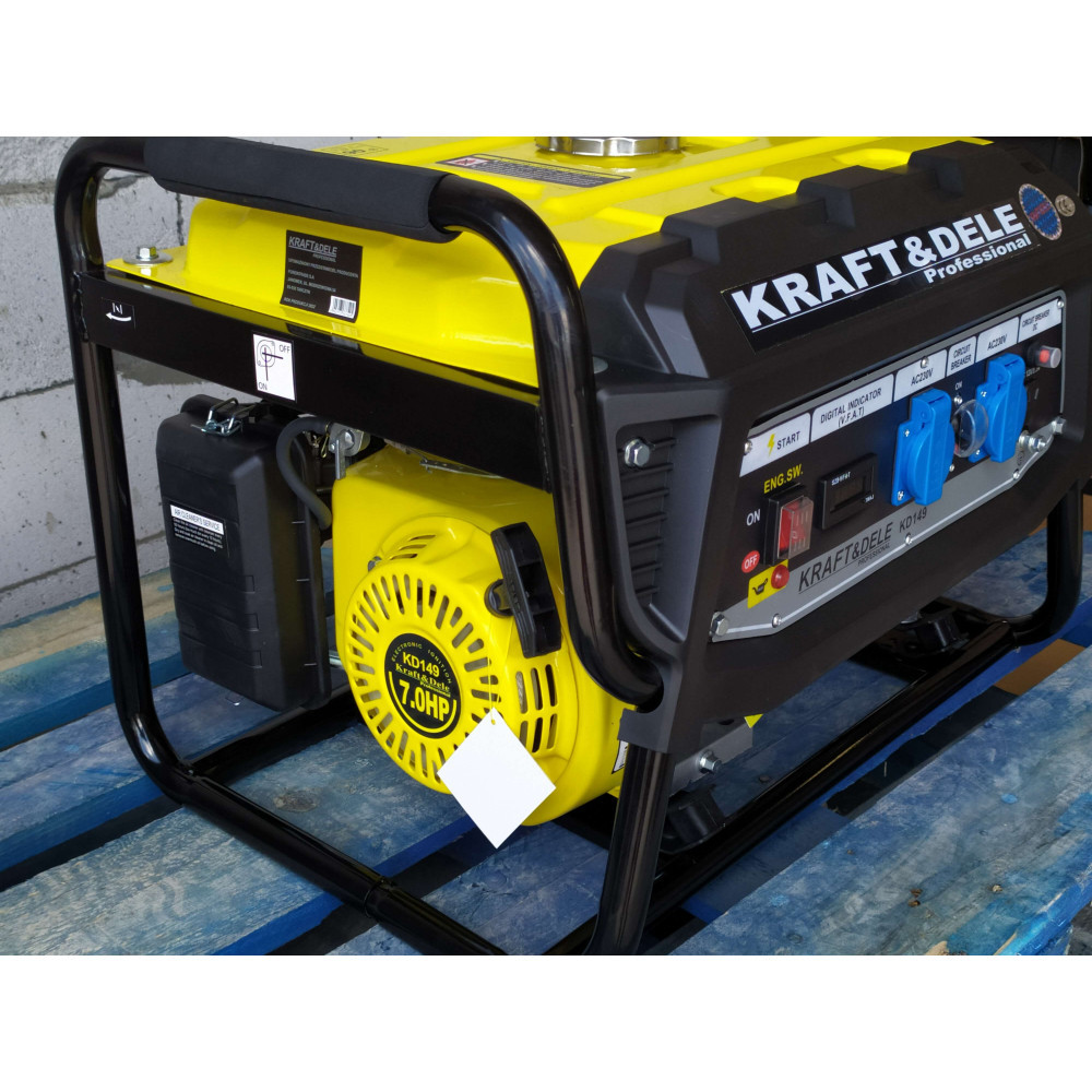 Генератор Газ/Бензиновий Kraft Dele KD149 3.0/3.5 кВт з ручним запуском - Зображення 6